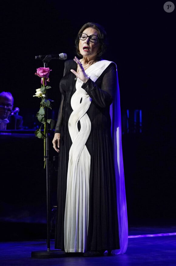 Nana Mouskouri en concert à l'Admiralspalast à Berlin. Le 20 novembre 2018.