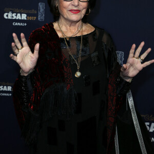 Nana Mouskouri - Photocall de la 42e cérémonie des César à la salle Pleyel à Paris, le 24 février 2017. © Dominique Jacovides - Olivier Borde / Bestimage