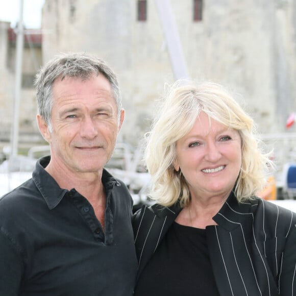 Charlotte de Turckheim et Bruno Wolkowitch - Photocall du téléfilm "La loi de Valérie" lors de la 19e édition du Festival de la Fiction TV de la Rochelle, France, le 16 septembre 2017. © Patrick Bernard/Bestimage