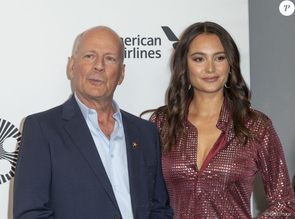 Bruce Willis et sa femme Emma Heming - Les célébrités lors de la première du film 'Brooklyn Affairs' à l'occasion de la 57ème édition du Festival du Film de New York, le 11 octobre 2019.