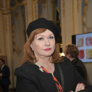 Catherine Jacob - Signature de la Charte PFDM (Pour les femmes dans les médias), contre le harcèlement et les agissements sexistes dans les médias, au ministère de la Culture, à Paris, France, le 21 janvier 2020. © Giancarlo Gorassini/Bestimage
