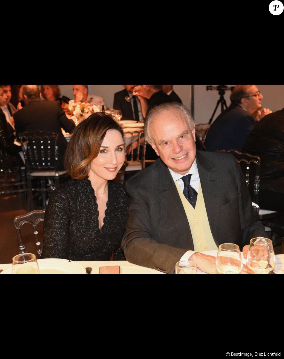 Exclusif - Elsa Zylberstein, Frédéric Mitterrand - Gala annuel du "Casip-Cojasor" à l'Hôtel Salomon de Rothschild à Paris, le 12 novembre 2019 © Erez Lichtfeld/Bestimage