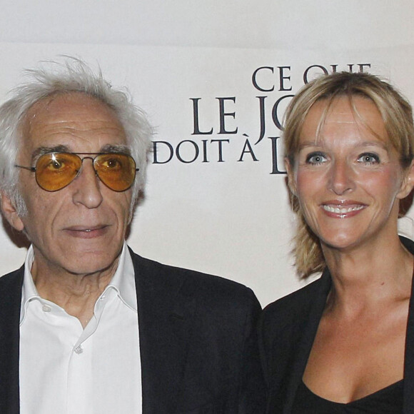 Gérard Darmon et sa compagne Christine à Paris en 2012.