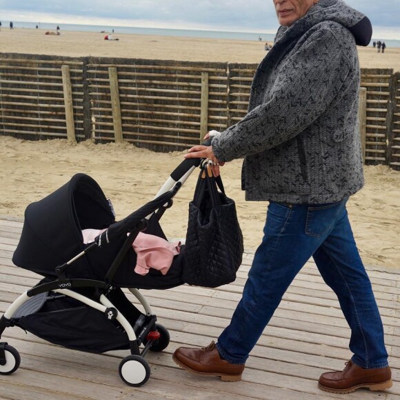 Gérard Darmon et sa fille Lena sur Instagram, 2019.