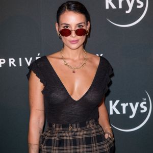 Jade Leboeuf - Soirée de lancement de la collection solaire "Privé Revaux Eye Wear" au café de l'homme à Paris le 27 septembre 2018. © Cyril Moreau/Bestimage