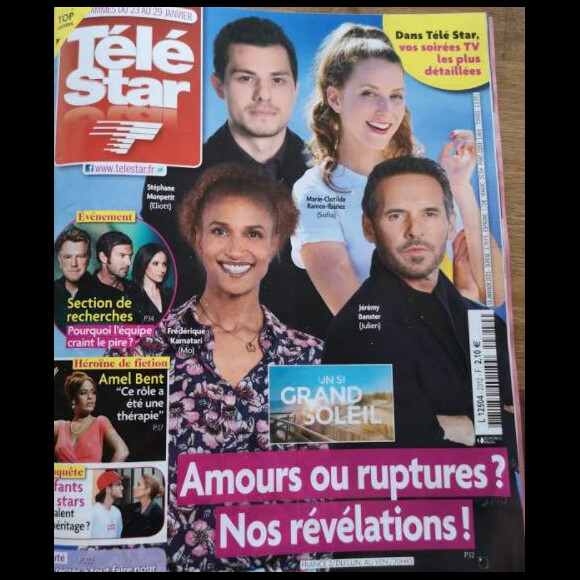 Couverture du "Télé Star" du 18 janvier 2021