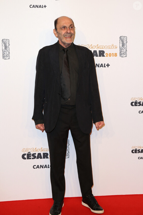 Jean-Pierre Bacri - Photocall lors de la 43ème cérémonie des Cesar à la salle Pleyel à Paris, le 2 mars 2018. © Dominique Jacovides - Olivier Borde / Bestimage 