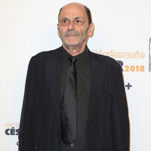 Jean-Pierre Bacri - Photocall lors de la 43ème cérémonie des Cesar à la salle Pleyel à Paris, le 2 mars 2018. © Dominique Jacovides - Olivier Borde / Bestimage 