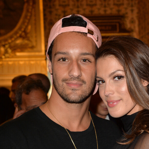 Iris Mittenaere (Miss France et Miss Univers 2016) et son compagnon Diego El Glaoui - After Show du défilé de mode Haute-Couture printemps-été 2020 "Jean-Paul Gaultier" au théâtre du Châtelet à Paris le 22 janvier 2020. © Christophe Clovis-Veeren Ramsamy / Bestimage