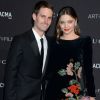 Miranda Kerr et son mari Evan Spiegel à la soirée LACMA Art + Film en l'honneur de Catherine Opie et Guillermo Del Toro présentée par Gucci à Los Angeles