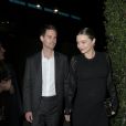 Miranda Kerr enceinte et son mari Evan Spiegel à la soirée The Broad &amp; Louis Vuitton Jasper Johns: Something Resembling Truth à Los Angeles, le 8 février 2018   