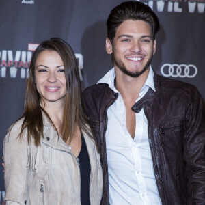 Rayane Bensetti et sa compagne Denitsa Ikonomova - Avant-première du film "Captain America : Civil War" au Grand Rex à Paris. © Olivier Borde/Bestimage 