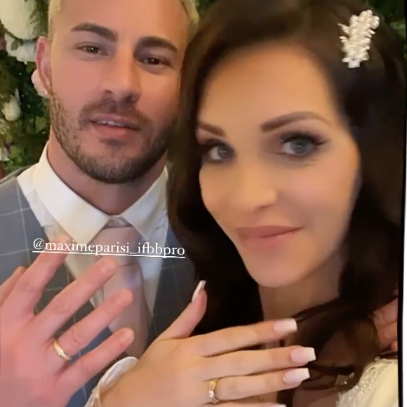 Julia Paredes et son chéri Maxime Parisi se sont mariés.