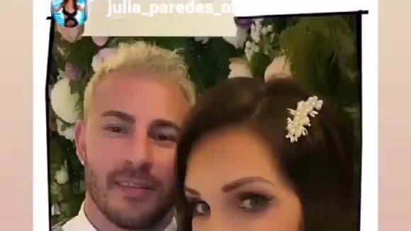 Julia Paredes et son chéri Maxime Parisi se sont mariés le 23 janvier 2021.