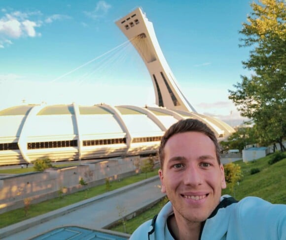 Marco Lehmann pose sur Instagram, depuis Montréal en septembre 2019