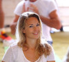 Aurélie Vaneck - "Mécénat Chirurgie Cardiaque" a organisé "Les Yogis du coeur", séance de yoga collective 100 % solidaire, accessible à tous afin de venir en aide aux enfants atteints de cardiopathie. 700 personnes étaient réunies à l'Orangerie du Château de Versailles le 21 septembre 2014.