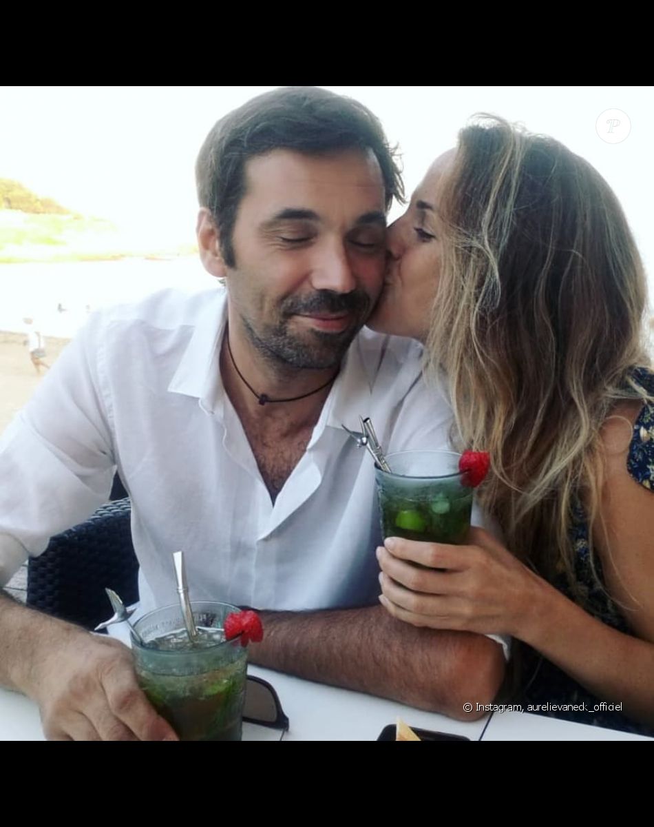 Aurélie Vaneck avec Sébastien, le 28 août 2019, photo Instagram