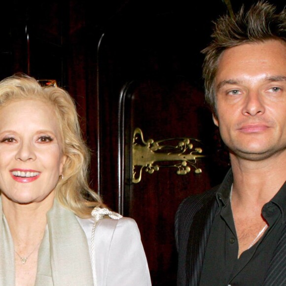 Sylvie Vartan et David Hallyday - Spectacle de Sylvie Vartan au Palais des Congrès.