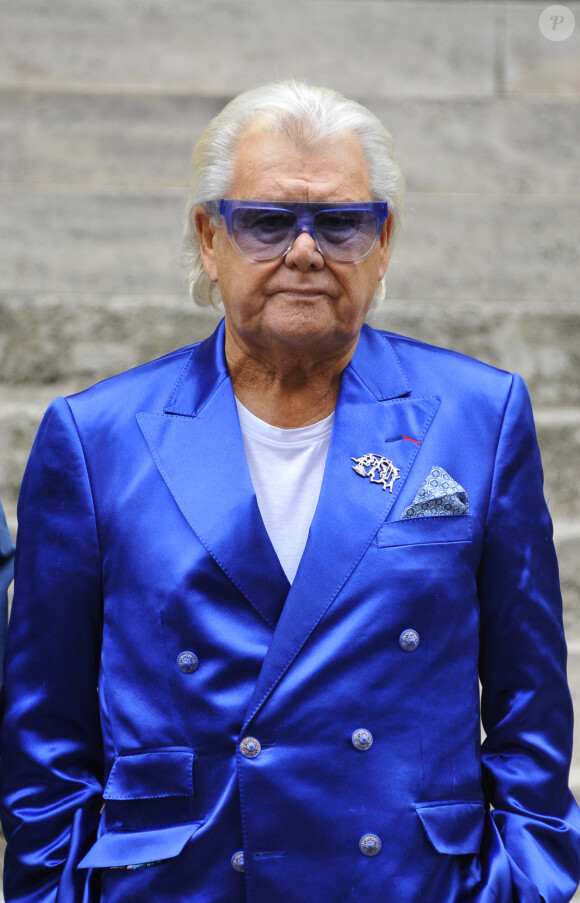 Michou - Obsèques du comédien Christian Marin en l'église Saint Roch à Paris, le 11 septembre 2012.