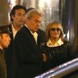 Exclusif - Anthony Delon, ses parents Alain et Nathalie Delon - Le clan Delon réuni à l'occasion des 50 ans de Anthony Delon au Mandarin Hotel, à Paris.