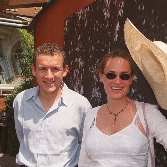 Judith Godrèche et Dany Boon à Roland-Garros, en 1999.
