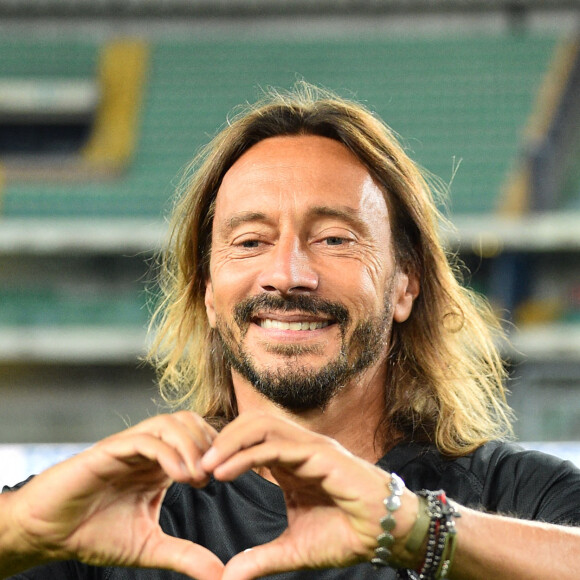 Bob Sinclar - Match de football caritatif à Vérone, en faveur des travailleurs du spectacle en difficulté, suite à l'épidémie de Coronavirus (COVID-19). Le 3 septembre 2020 
