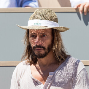 Bob Sinclar dans les tribunes lors des internationaux de tennis de Roland Garros à Paris, France, le 2 juin 2019. © Jacovides-Moreau/Bestimage 