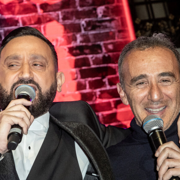 Exclusif - Cyril Hanouna, Elie Semoun - 8ème gala de l'association "Les Rois du Monde" avec un plateau d'artistes et une vente aux enchères au profit des enfants défavorisés, orphelins et hospitalisés, suivi d'une soirée dansante à la Salle Wagram à Paris, le 2 mars 2020.© Cyril Moreau-Rachid Bellak/Bestimage 