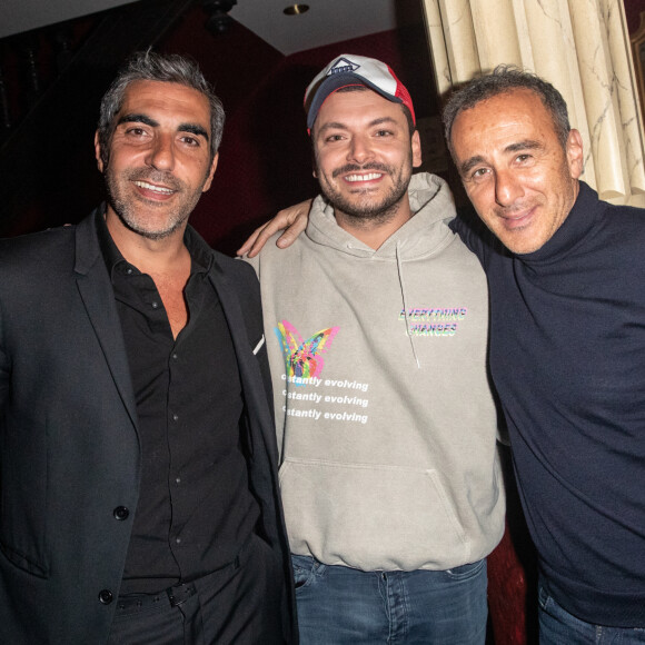 Exclusif - Ary Abittan, Kev Adams, Elie Semoun - 8ème gala de l'association "Les Rois du Monde" avec un plateau d'artistes et une vente aux enchères au profit des enfants défavorisés, orphelins et hospitalisés, suivi d'une soirée dansante à la Salle Wagram à Paris, le 2 mars 2020. © Cyril Moreau-Rachid Bellak/Bestimage 