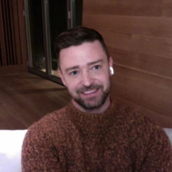Justin Timberlake se confie sur la naissance de son 2ème enfant avec sa femme J. Biel, un petit garçon prénommé Phineas lors de l'émission "The Ellen Show", le 18 janvier 2021.