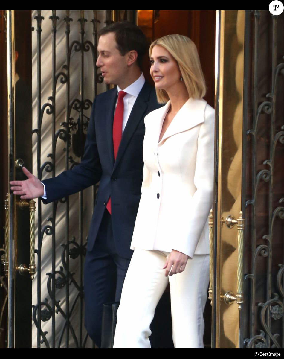 Jared Kushner et Ivanka Trump quittent leur appartement new-yorkais, le 24 septembre 2019.