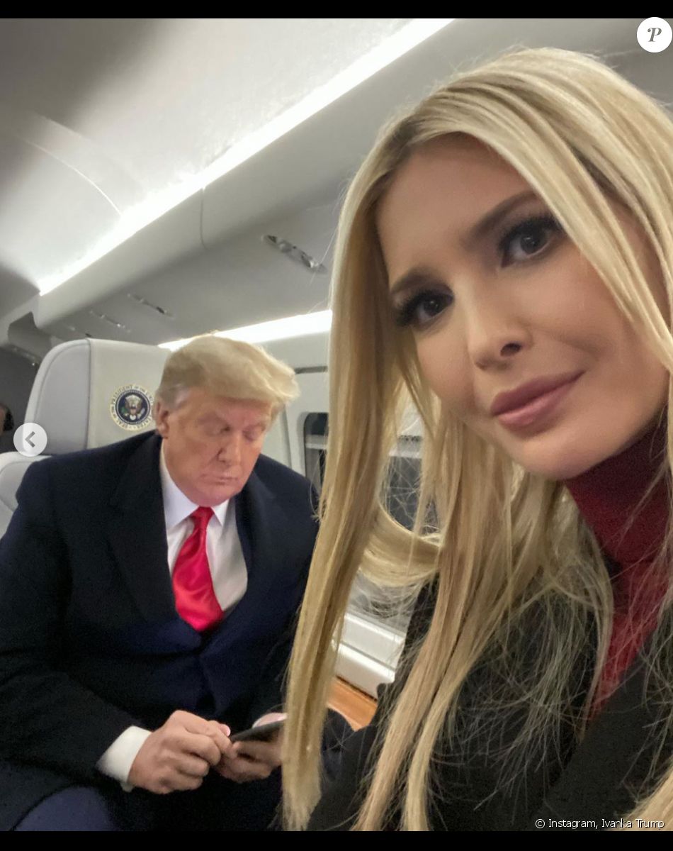 Ivanka Trump et son père Donald Trump. Décembre 2020.