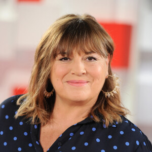 Exclusif - Michèle Bernier - Enregistrement de l'émission "Vivement Dimanche" présentée par M.Drucker et diffusée le 19 juillet 2020 sur France 2. Le 3 juillet 2020 © Guillaume Gaffiot / Bestimage