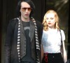 Marilyn Manson et sa fiancée Evan Rachel Wood à Londres.