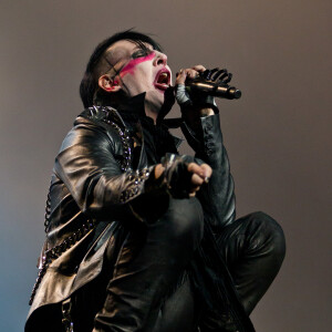 Marilyn Manson en concert au festival Rock im Park à Nuremberg, en juin 2012.