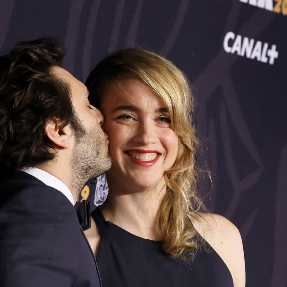 Pio Marmaï, Adèle Haenel - Photocall de la 44e cérémonie des César à la salle Pleyel à Paris. Le 22 février 2019. © Borde-Jacovides / Bestimage
