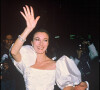 Jane Seymour en soirée à New York en 1988.