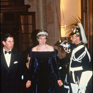 Le prince Charles et Lady Diana au Portugal en 1987.