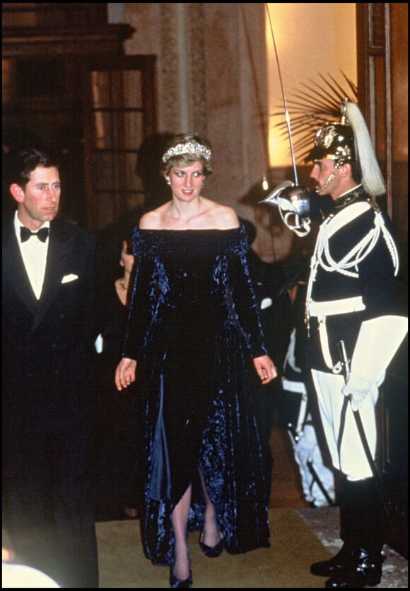 Le prince Charles et Lady Diana au Portugal en 1987.