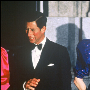Diana et le prince Charles en Espagne en 1987. 