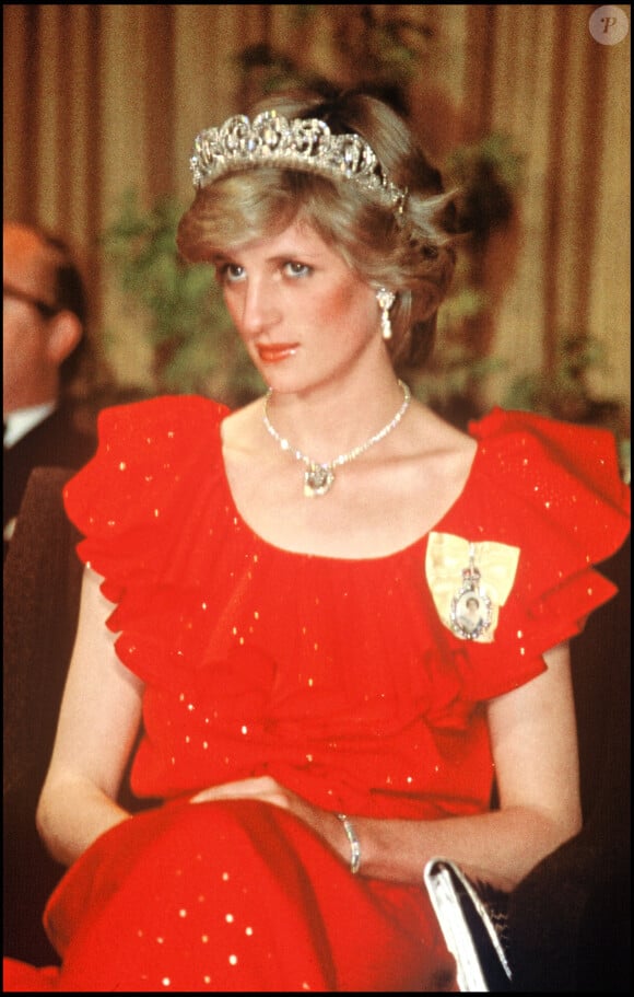 Diana en Australie en 1983. 