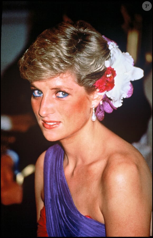 Diana en Thaïlande en 1988.