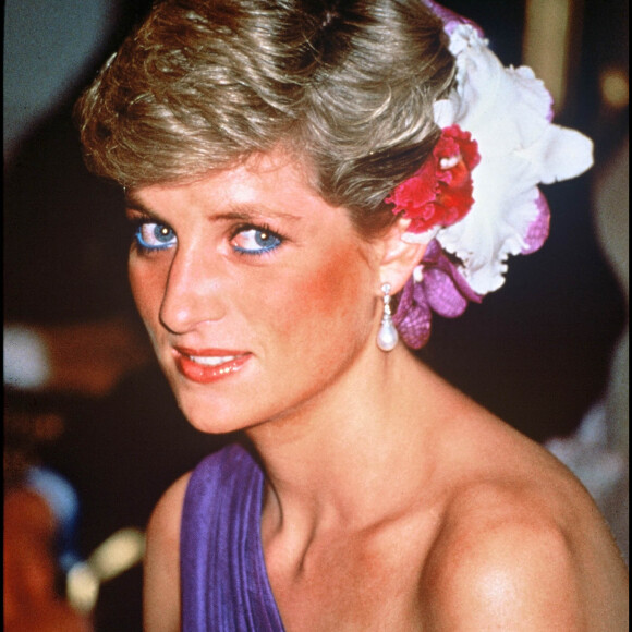 Diana en Thaïlande en 1988.