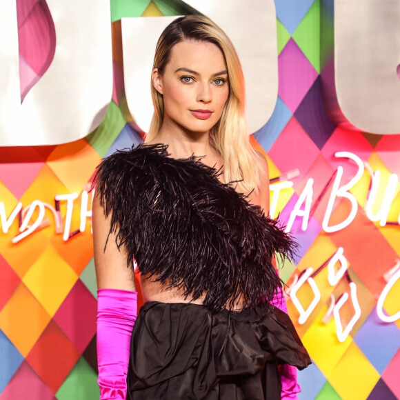 Margot Robbie à la première du film "Birds of Prey: And the Fantabulous Emancipation of One Harley Quinn" au cinéma BFI IMAX à Londres, le 30 janvier 2020.