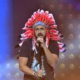 Exclusif -  Moundir - Enregistrement de l'émission "Tout Le Monde Chante Contre Le Cancer, Les Stars Relèvent Le Défi" au Palais Des Congrès à Paris, qui sera diffusée le 1er janvier 2018 à 21h sur W9. Le 5 décembre 2017. © Gorassini-Moreau / Bestimage   
