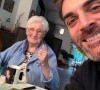 Gil Alma et sa grand-mère Micheline sur Instagram. Le 6 février 2021.