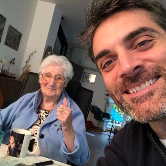 Gil Alma et sa grand-mère Micheline sur Instagram. Le 6 février 2021.