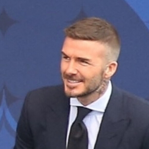 David Beckham a sa statue devant le stade du Los Angeles Galaxy. Le 2 mars 2019 