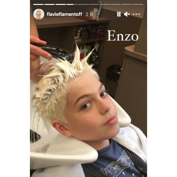 Flavie Flament rend hommage à son fils Enzo le 8 février 2021 pour son 17e anniversaire.