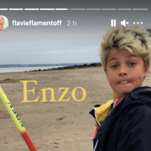 Flavie Flament rend hommage à son fils Enzo le 8 février 2021 pour son 17e anniversaire.